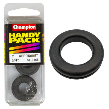 Champion Pack of 2 M11 x 19 x 25mm Nitrile Rubber Wiring Grommets - BH008