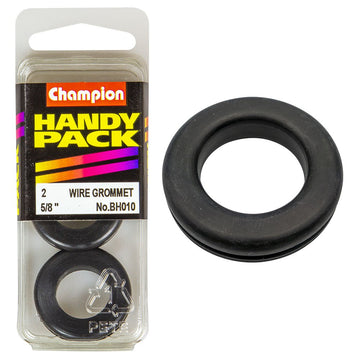 Champion Pack of 2 M16 x 25 x 28mm Nitrile Rubber Wiring Grommets - BH010