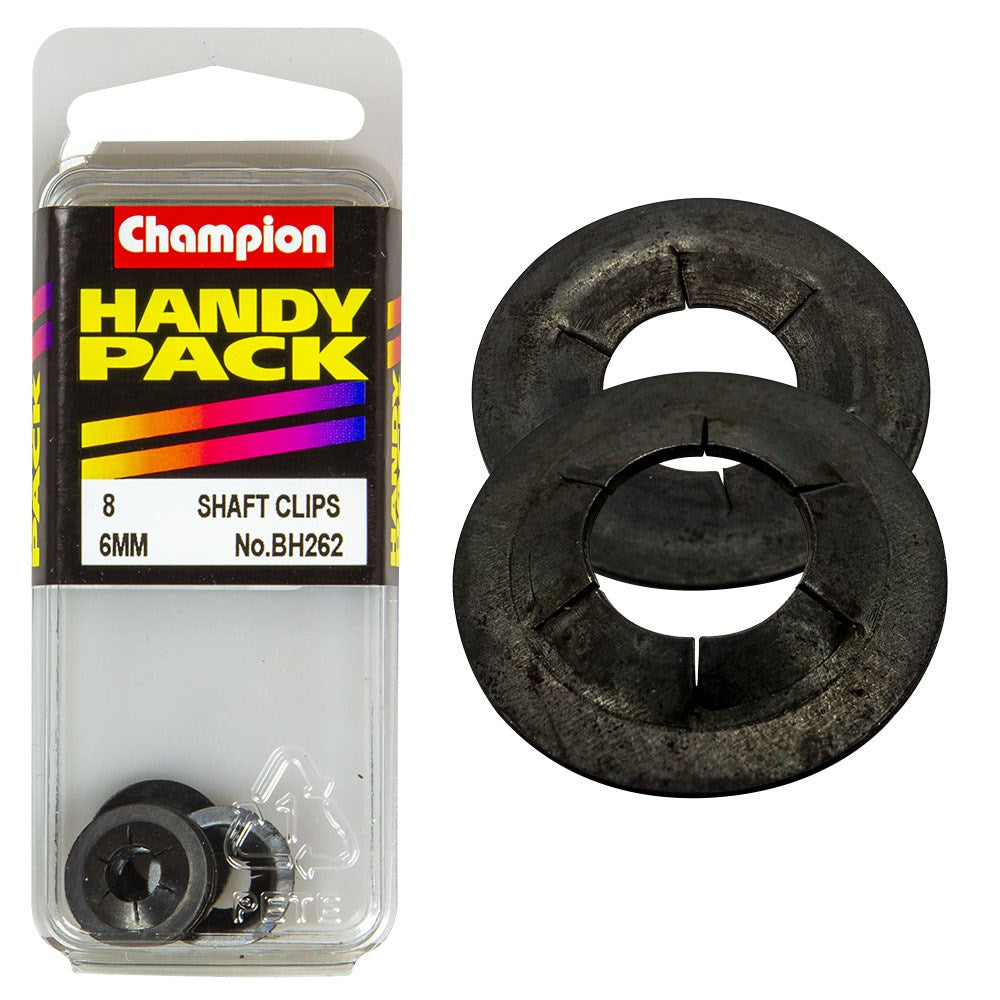 Champion Pack of 8 Spn Type External Shaft Clips/Lock Rings - BH262