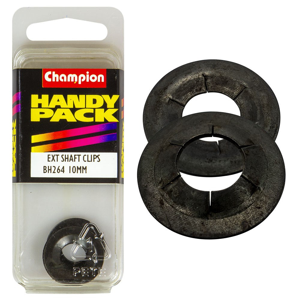 Champion Pack of 4 Spn Type External Shaft Clips/Lock Rings - BH264