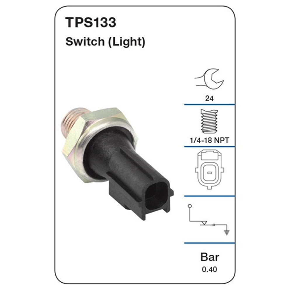 Tridon Oil Pressure Switch (for Dash Light) - TPS133