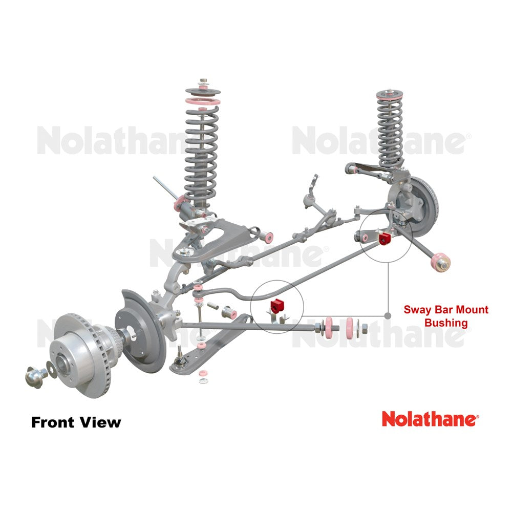 Nolathane Front Sway Bar Mount Bushing Kit (20mm) - 42011