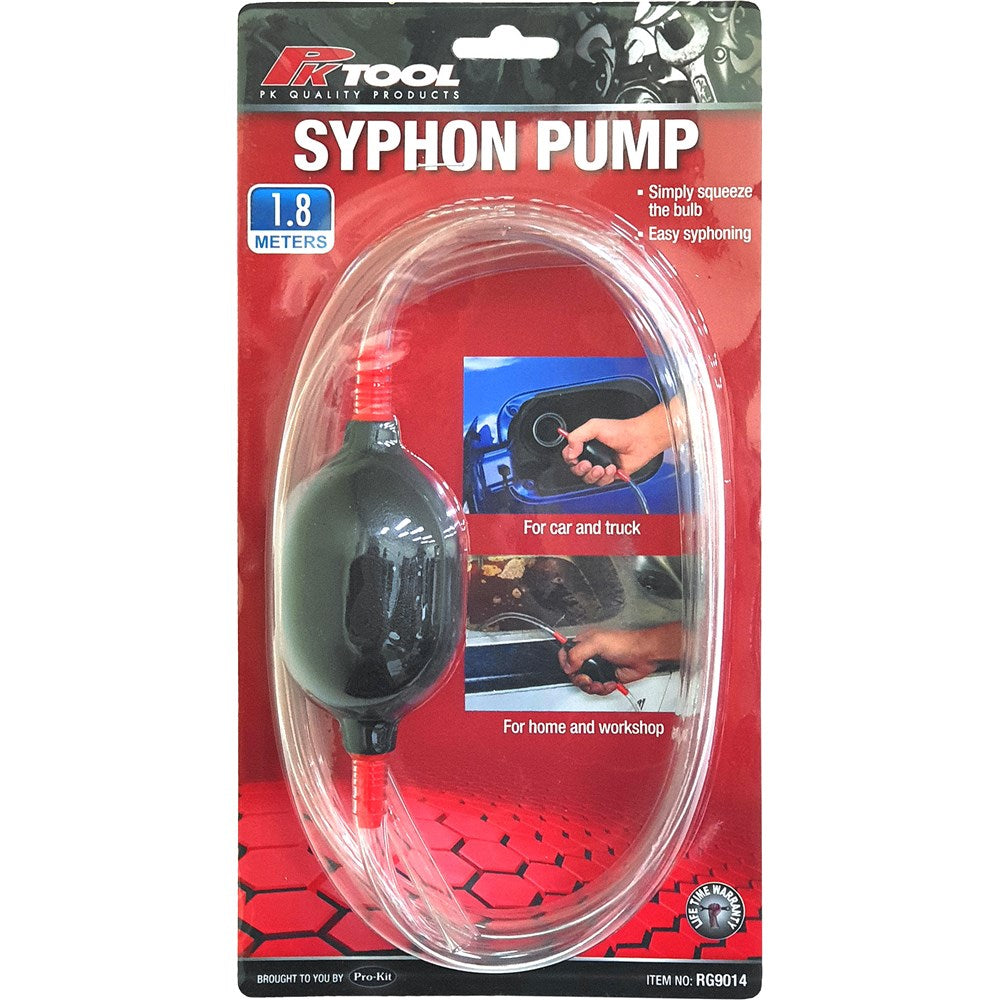 PK Tools Rubber Bulb Syphon Pump - RG9014