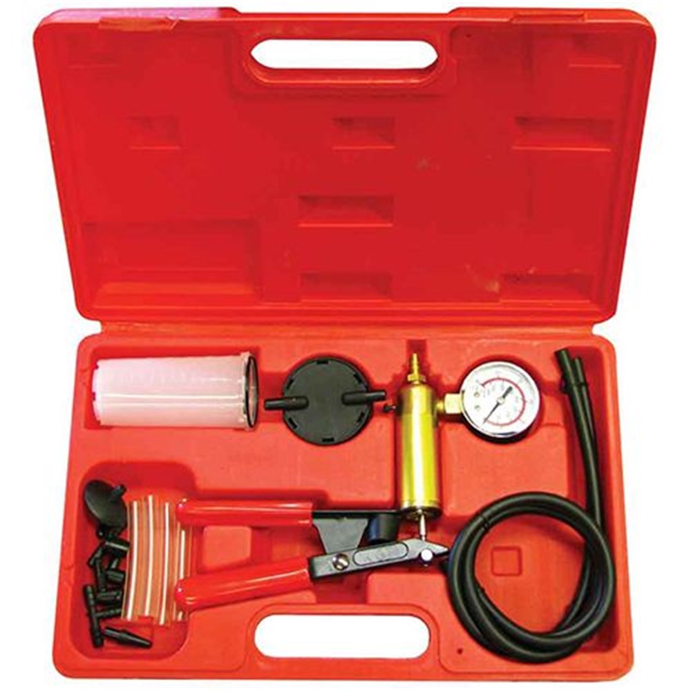 PK Tools HandHeld Vacuum Pump & Brake Bleeder - 18 Piece  - RG5240