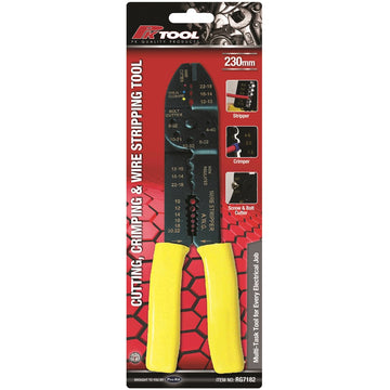 PK Tools 4-Way Crimping Tool - 230Mm 9” - RG7182