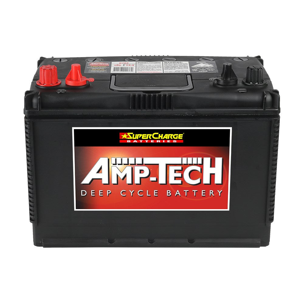 SuperCharge D70Z AmpTech 12V Deep Cycle Battery