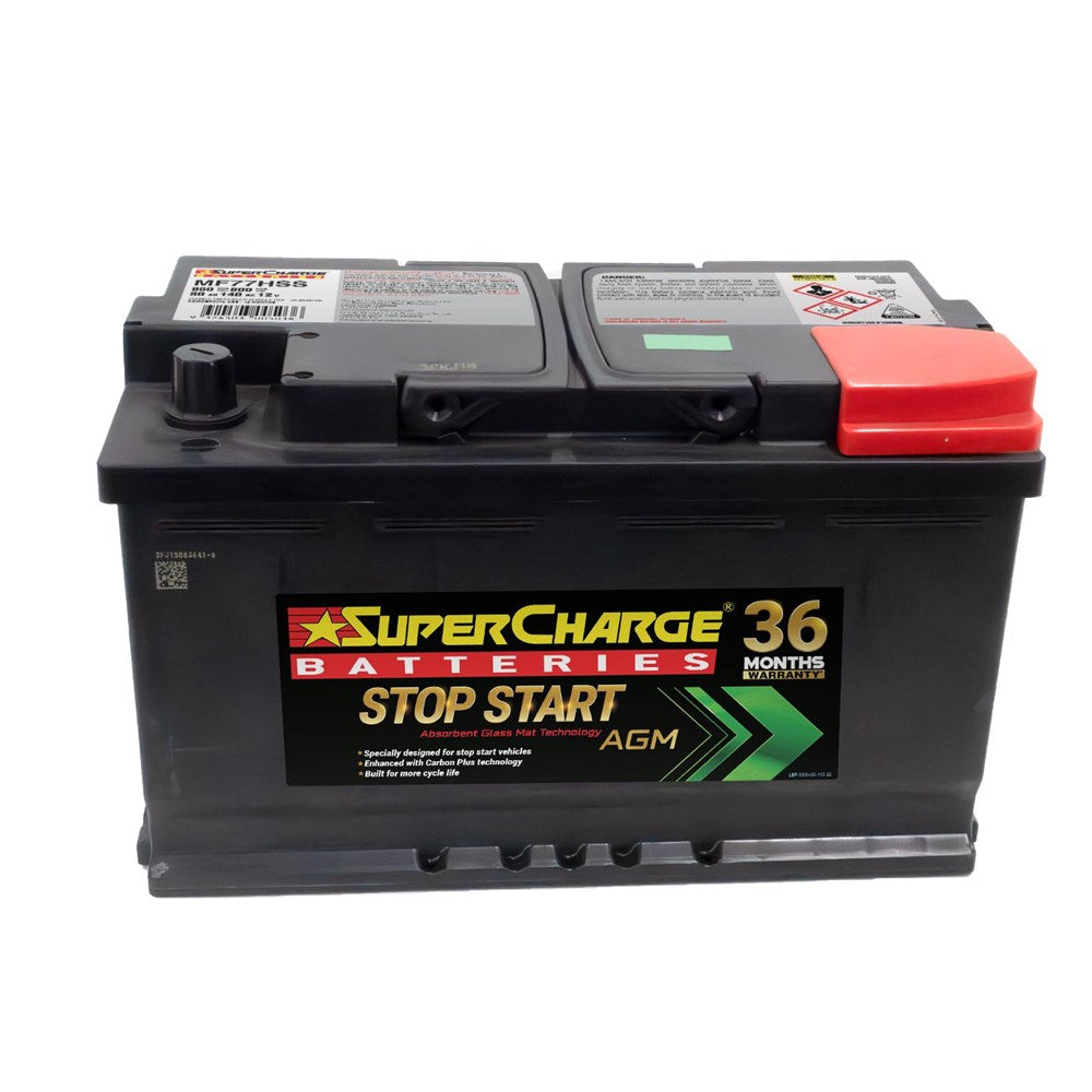 SuperCharge MF77HSS AGM Stop Start 12V Battery