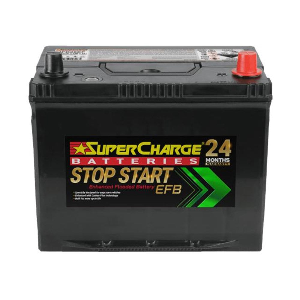 SuperCharge MFD26EF EFB (Enhanced Flooded) Stop Start 12V Battery