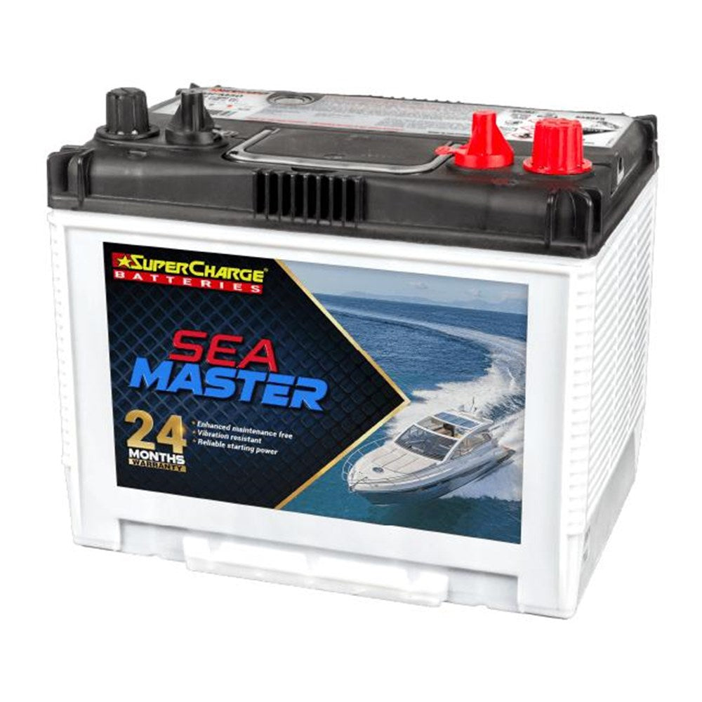 SuperCharge SeaMaster MFM50 Maintenance-Free 12V Marine Battery