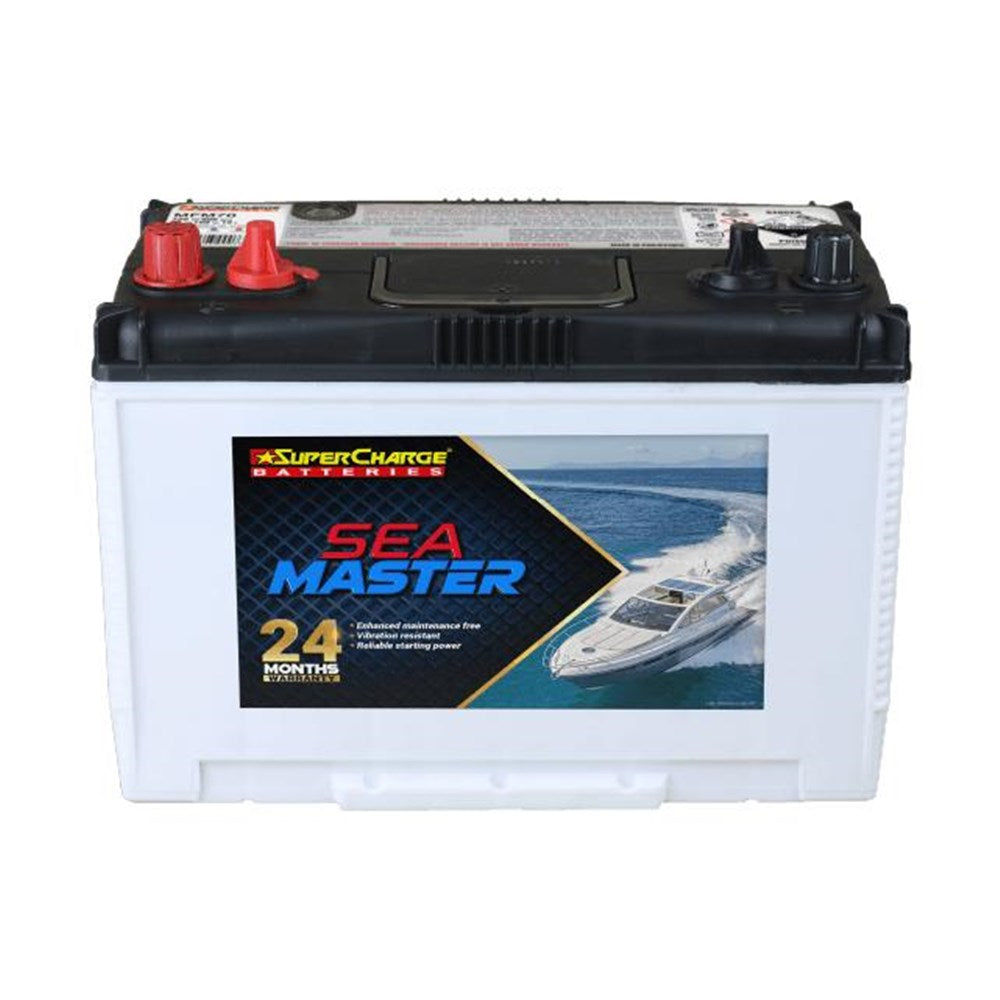 SuperCharge SeaMaster MFM70 Maintenance-Free 12V Marine Battery