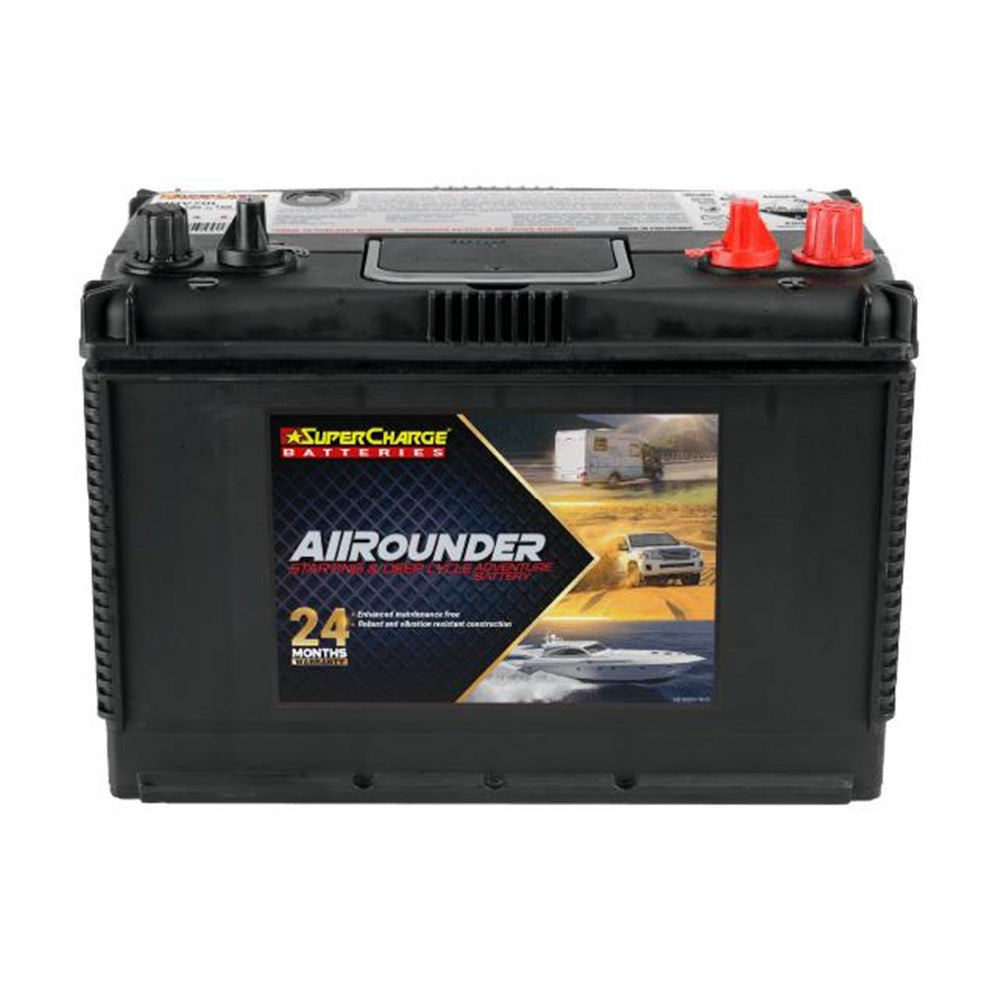 SuperCharge All Rounder MRV70L Maintenance-Free Semi-Deep Cycle 12V Dual Purpose Battery