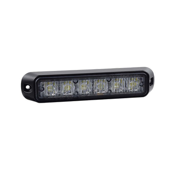 Narva 85206W Low Profile High Powered LED Warning Light (White) - 6 X 1 Watt LEDs