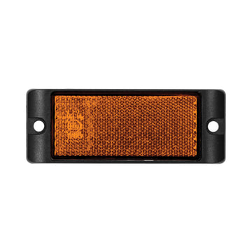 LED Autolamps 7035A Amber Reflector with mounting bracket