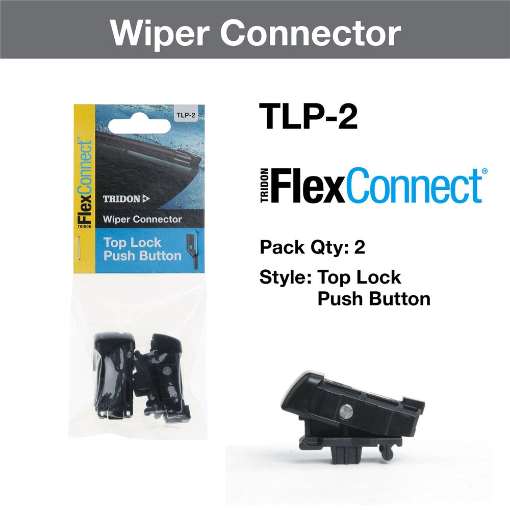 Tridon Connector Flexconnect Top Lock Push Button (Pair) - TLP-2