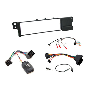 AERPRO Single Din Black Install Kit To Suit Bmw - 3 Series E46 - FP8023K