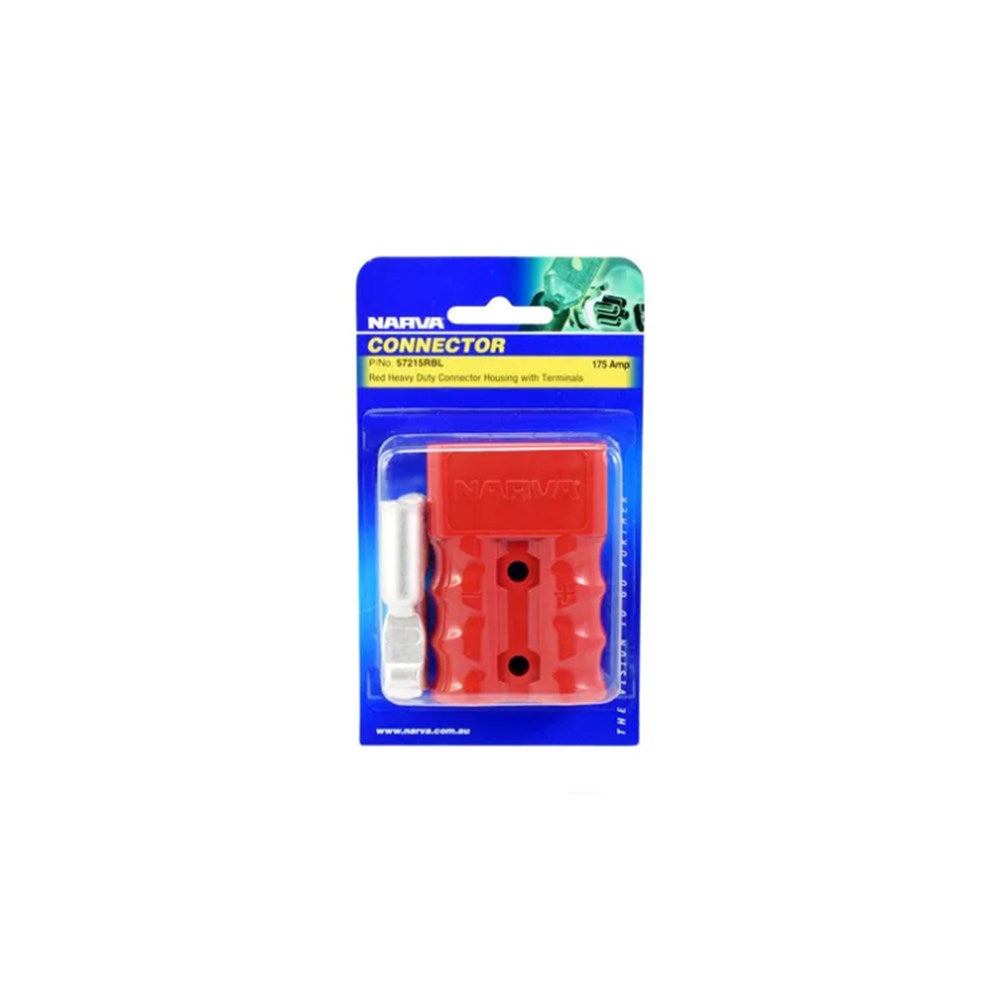 Narva 57215RBL Heavy Duty 175A Anderson Style Connector Housing (Red)