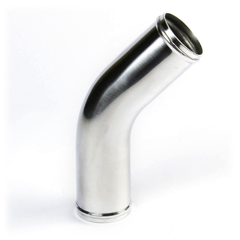 SAAS SAP7645P - 3 Inch (76mm) Diameter 45 Degree Angled Polished Aluminium Intercooler Pipe