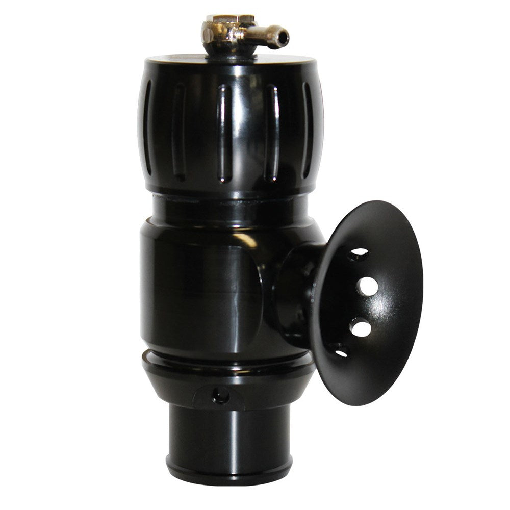 SAAS Adjustable Dual Port Universal Blow Off Valve - Black - SBOV02