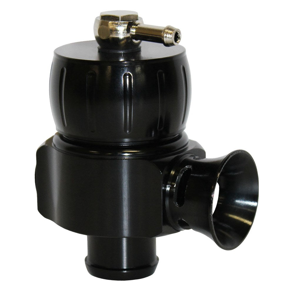 SAAS Compact Adjustable Dual Port Factory Replacement Blow Off Valve - Black - SBOV03