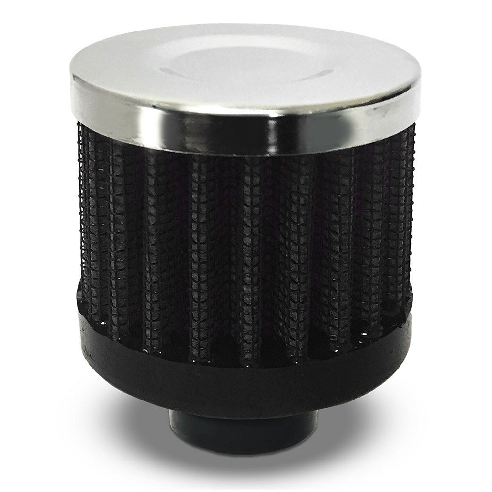 SAAS Mini Air Breather Filter with 12mm Urethane Base Neck - Black - SF8612