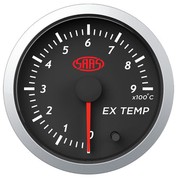 SAAS SG21240 Exhaust Temp Gauge 0°-900° 52Mm Black Street Series