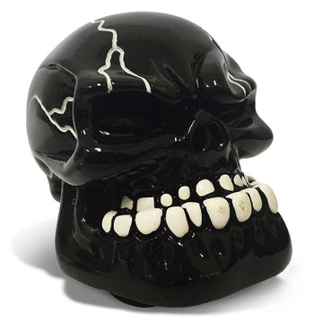 SAAS Large Skull Gear Knob - Black - SGKS07B