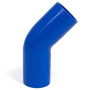 SAAS SSH457676E 45 Degree Silicone Hose - Blue