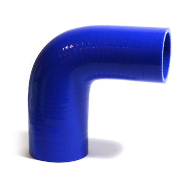 SAAS 90 Degree Right Angle Silicone Reducer - 51 x 76mm (2 x 3 Inch) - Blue - SSH905176E