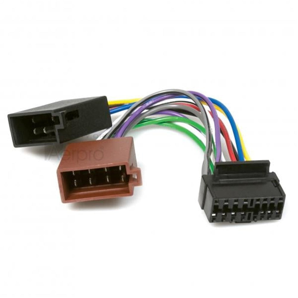 Aerpro APP8JVC APP8 Secondary ISO Harness to Suit JVC Headunits with 16 Pin Connector