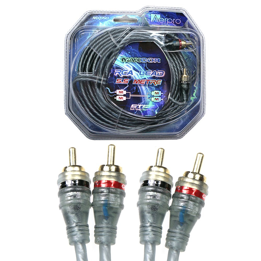 AERPRO - Maxcor 5.5M Rca Lead 2M-2M - Mx550 - MX550