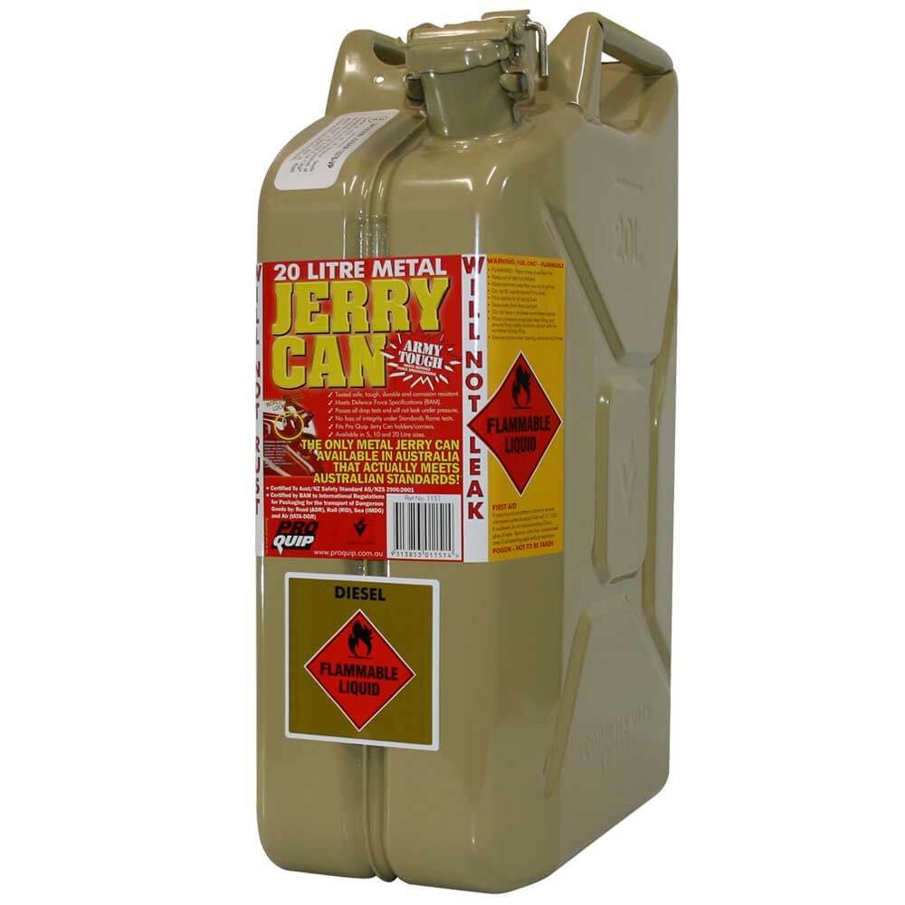 Pro Quip Metal 20L Diesel AFAC Fuel Jerry Can - 1151