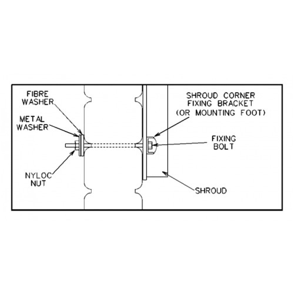 Davies, Craig Universal Single Fan Mounting Kit (12V) - 1000