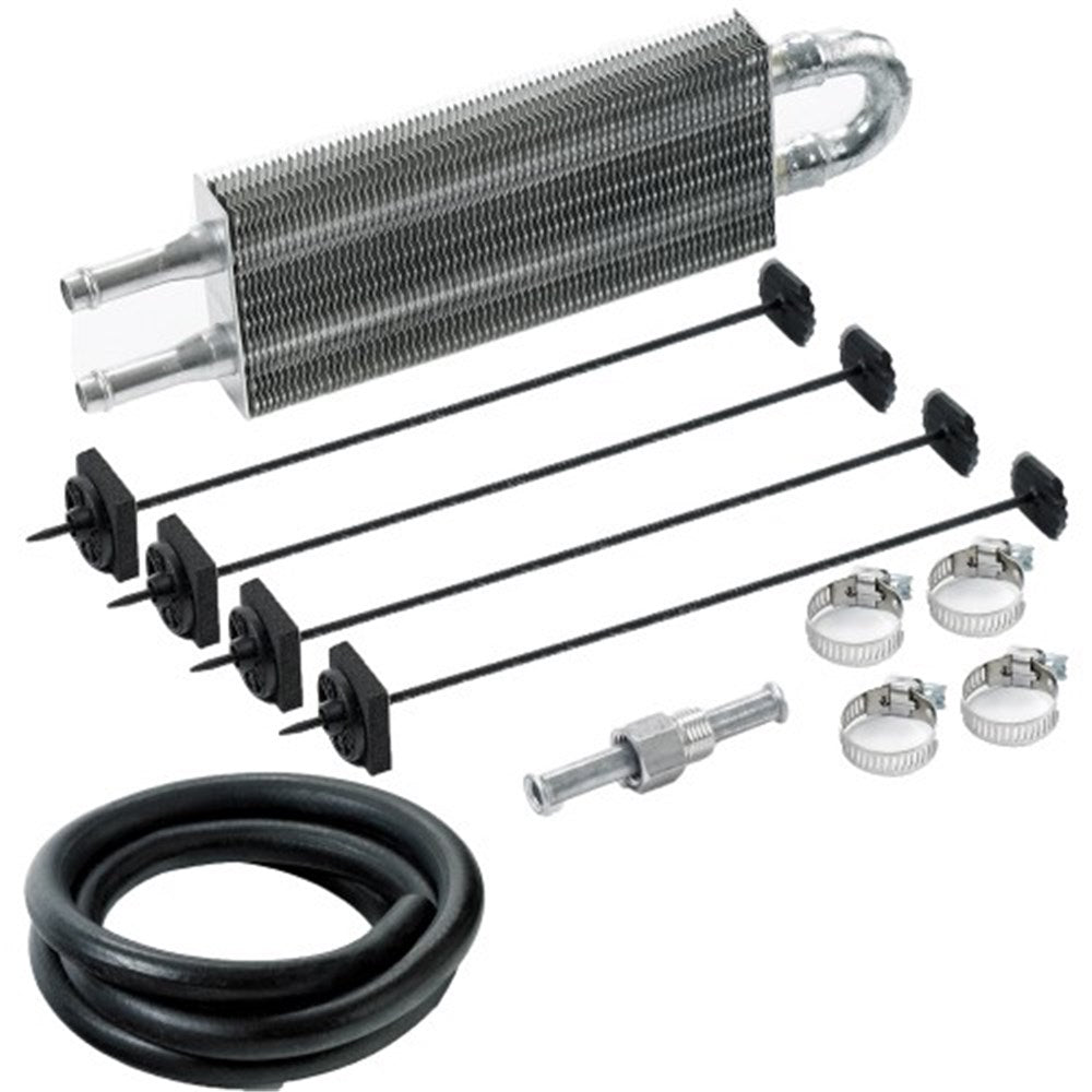 Davies, Craig Universal Fit Ultra-Cool Power Steering Fluid Cooler with 3/8" Barbed Fittings - 1009