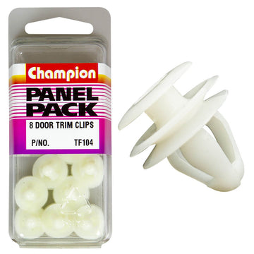 Champion Fasteners Door Trim Clips (13-16-19mm Head, 9mm Stem) - Pack of 8 - TF104