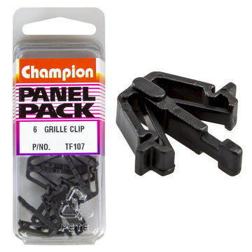 Champion Fasteners Grille Clips (13mm Width, 23mm Length) - Pack of 6 - TF107