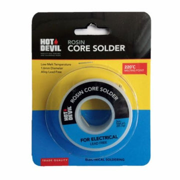 Hot Devil 1.6mm Diameter Rosin Core Solder Roll (85g) - HDRCS