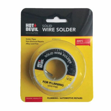 Hot Devil 1.6mm Diameter Solid Wire Solder Roll (85g) - HDSWS