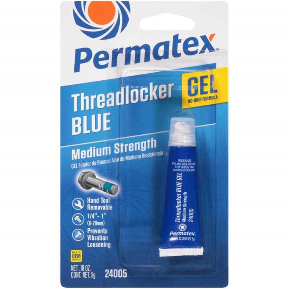 Permatex Medium Strength Threadlocker Blue Gel 5G - 24005