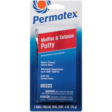 Permatex Muffler And Tailpipe Putty 2 Bags - 80333