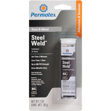 Permatex Steel Weld 56G Dries Metalic Grey - 84332