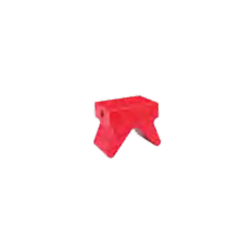 ASTSS 4" Wide Red V Poly Block - Suits Fibreglass - R1442BV