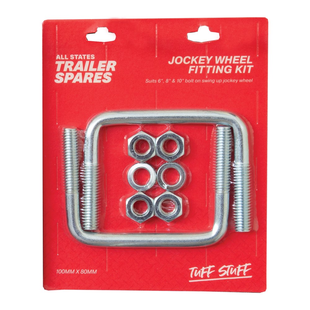 ASTSS Jockey Wheel U Bolt to Suit 100x50mm Drawbar (75mm Long) - R1478G