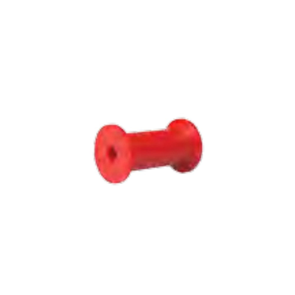 ASTSS 4" Wide Red Cotton Reel Keel Boat Roller with 17mm Hole - Suits Fibreglass - R1501C