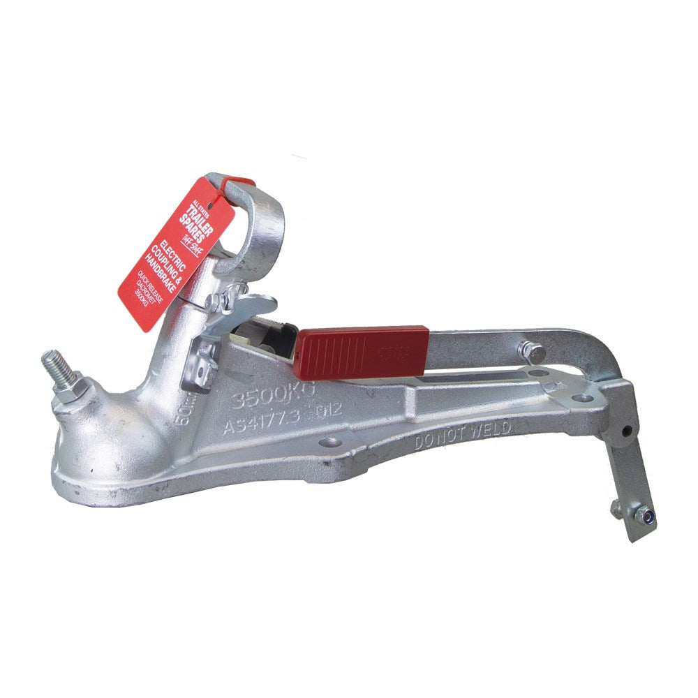 ASTSS 3500kg Coupling with Hand Brake Lever for Electric Brake Equipped Trailers - R1818A