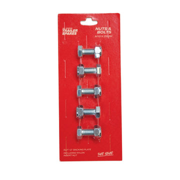 ASTSS Bolts with Nyloc Nuts - M10 x 25mm to Suit 12" Backing Plate (Pack of 4) - R5304