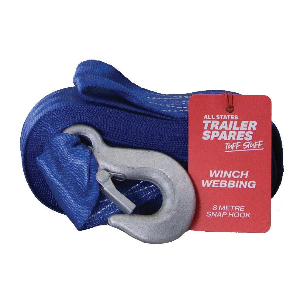 ASTSS 8 Metre Webbing Strap with Snap Hook - R7106B