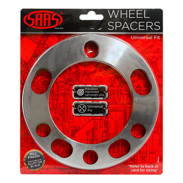 SAAS Pair of Universal 6 Stud 6mm Wheel Spacers - WS6006