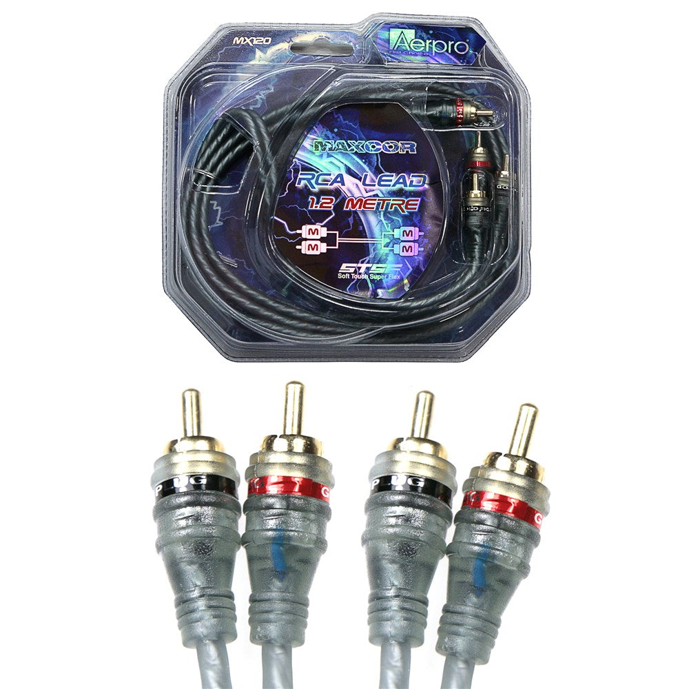 AERPRO - Maxcor 1.2M Rca Lead 2M-2M - Mx120 - MX120