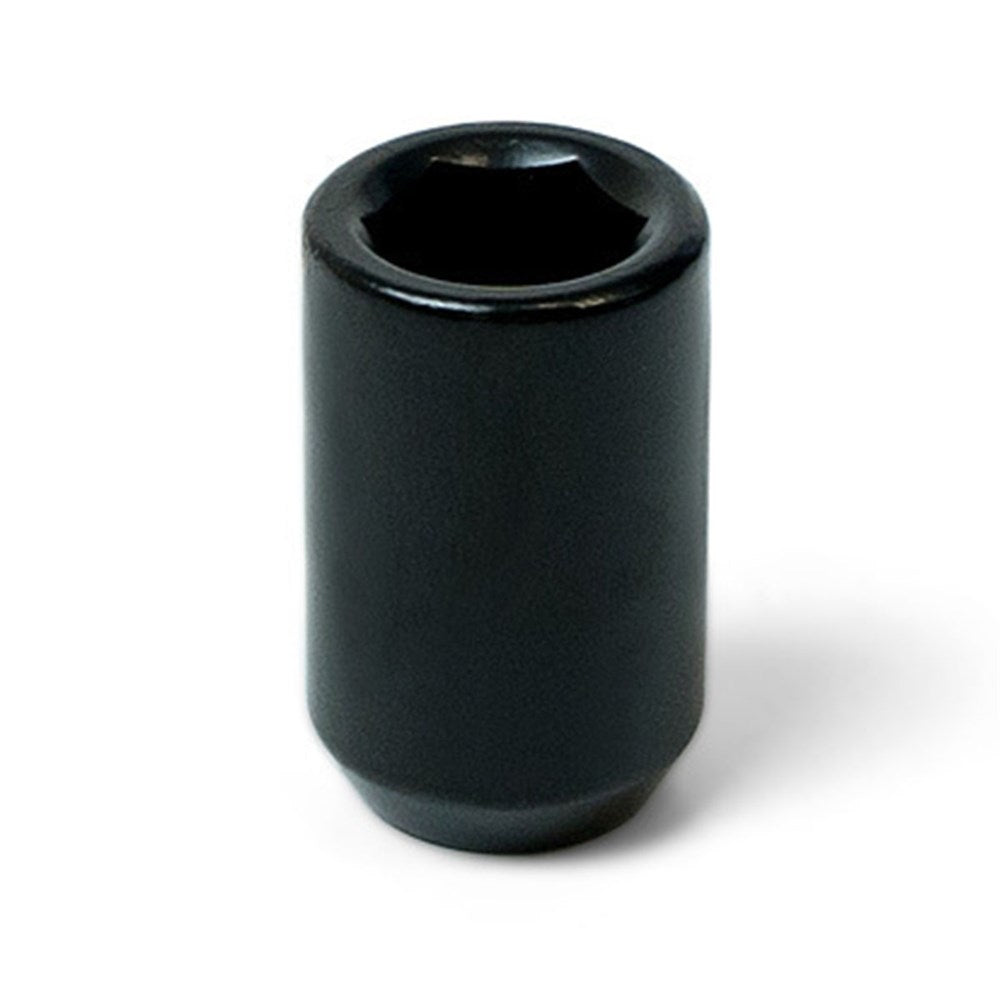 SAAS Single Wheel Nut - 33mm Length, Black, M12x1.50 Thread, Internal Hex Drive - 83306BBC