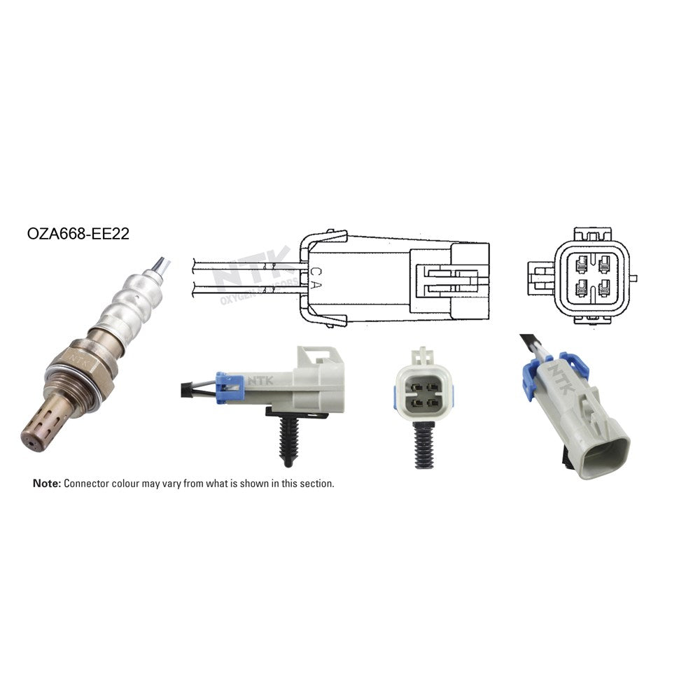 NTK Oxygen Sensor - OZA668-EE22